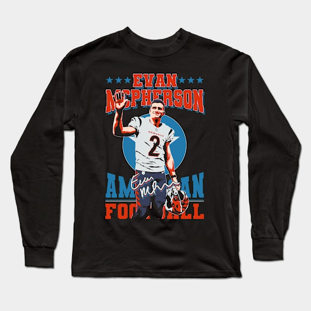 Evan McPherson Bengals American Football v2 Long Sleeve T-Shirt by Lima's